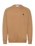 Brushed Back Crew Sweatshirt Designers Sweatshirts & Hoodies Sweatshirts Beige Timberland