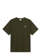 Clyde T-Shirt Tops T-Kortærmet Skjorte Green Les Deux