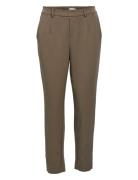 Objlisa Slim Pant Noos Bottoms Trousers Slim Fit Trousers Brown Object