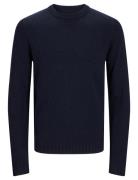 Jprcclambswool Knit Crew Neck Ln Tops Knitwear Round Necks Navy Jack & J S