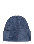 The Flag Twisted Yarn Beanie Accessories Headwear Beanies Blue Tommy Hilfiger