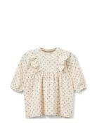 Lulasb Dress Dresses & Skirts Dresses Baby Dresses Long-sleeved Baby Dresses Cream Sofie Schnoor Baby And Kids