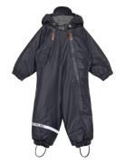 Pu Snow Suit 2 Zip Recycled Outerwear Coveralls Snow-ski Coveralls & Sets Navy Mikk-line