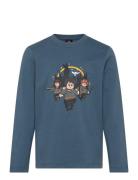 Lwtano 708 - T-Shirt L/S Tops T-shirts Long-sleeved T-Skjorte Navy LEGO Kidswear