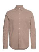 Featherweight Mesh Shirt Designers Shirts Casual Beige Polo Ralph Lauren