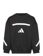 J Zne.sweat Sport Sweatshirts & Hoodies Sweatshirts Black Adidas Sportswear