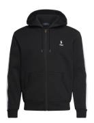 Double-Knit Full-Zip Hoodie Tops Sweatshirts & Hoodies Hoodies Black Polo Ralph Lauren