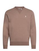 Double-Knit Sweatshirt Tops Sweatshirts & Hoodies Sweatshirts Brown Polo Ralph Lauren