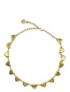 U And Me Choker Gold Accessories Jewellery Necklaces Chain Necklaces Gold Susmie's