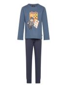 Lwaris 710 - Pyjamas Pyjamassæt Blue LEGO Kidswear