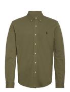 Featherweight Mesh Shirt Designers Shirts Casual Green Polo Ralph Lauren