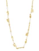 Sloan Pearl Necklace Accessories Jewellery Necklaces Chain Necklaces Gold Pilgrim