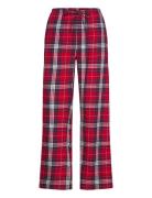 Flannel Pyjamas Trousers Pyjamasbukser Hyggebukser Red Gina Tricot