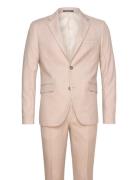 Structure Stretch Suit Habit Beige Lindbergh