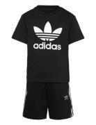 Short Tee Set Sets Sets With Short-sleeved T-shirt Black Adidas Originals