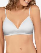 Bra Soft Seamless Petite Lingerie Bras & Tops Soft Bras Non Wired Bras White Lindex