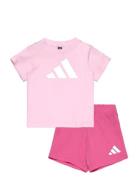 I Bl T-Set 160 Sets Sets With Short-sleeved T-shirt Pink Adidas Sportswear