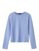 Nlfdinci Ls Short S Top Tops T-shirts Long-sleeved T-Skjorte Blue LMTD