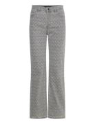 Straight-Fit Jeans With Rhinest Detail Bottoms Jeans Straight-regular Grey Mango