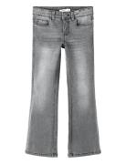 Nkfpolly Skinny Boot Jeans 1142-Au Noos Bottoms Jeans Regular Jeans Grey Name It