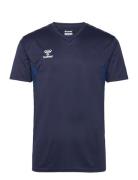 Hmlauthentic Pl Jersey S/S Sport Men Men Sports Clothes Sport Tops Sport T-Skjorte Navy Hummel