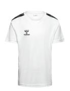 Hmlauthentic Pl Jersey S/S Kids Tops T-Kortærmet Skjorte White Hummel