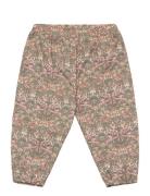 Pants In Liberty Fabric W. Lin Bottoms Sweatpants Khaki Green Huttelihut