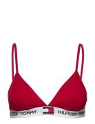 Padded Triangle Bra Lingerie Bras & Tops Soft Bras Bralette Red Tommy Hilfiger