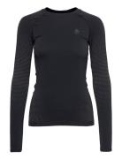 Odlo Performance Warm Bl Top Turtle Neck L/S Half Zip Sport Base Layer Tops Black Odlo