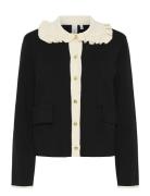 Yaspira Ls Knit Cardigan S. Tops Knitwear Cardigans Black YAS