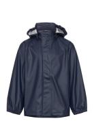 Carla Rain Jacket Outerwear Rainwear Jackets Navy Nuuroo