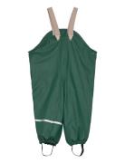 Rainpants -Solid, W.fleece Outerwear Rainwear Bottoms Green CeLaVi