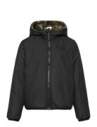 Jr Champ Reversible Jacket Outerwear Fleece Outerwear Fleece Jackets Black Helly Hansen