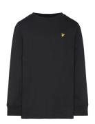 Plain Ls T-Shirt Tops Sweatshirts & Hoodies Sweatshirts Black Lyle & Scott