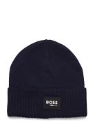 Pull On Hat Accessories Headwear Hats Beanie Navy BOSS