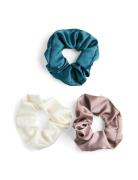 Pcfio 3-Pack Scrunchie Accessories Hair Accessories Scrunchies Blue Pieces