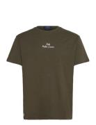 Classic Fit Logo Jersey T-Shirt Tops T-Kortærmet Skjorte Khaki Green Polo Ralph Lauren