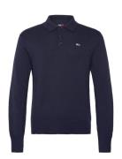 Tjm Slim Essential Polo Sweater Tops Knitwear Long Sleeve Knitted Polos Navy Tommy Jeans