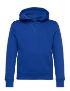 Fleece Hoodie Tops Sweatshirts & Hoodies Hoodies Blue Ralph Lauren Kids