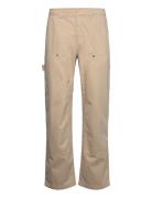 Wwfed Herringb Workwear Pants Bottoms Trousers Cargo Pants Cream Double A By Wood Wood