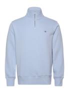 Reg Shield Half Zip Sweat Tops Sweatshirts & Hoodies Sweatshirts Blue GANT