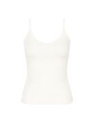 Sloggi Zero Feel 2.0 Spaghetti Top Tops T-shirts & Tops Sleeveless White Sloggi