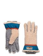 Teddy 5Finger-Navy Accessories Gloves Finger Gloves Beige Elmer By Swany