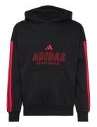 J Hot Fl Hood Sport Sweatshirts & Hoodies Hoodies Black Adidas Sportswear