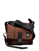 Mini Messenger Piirto Unikko Skuldertaske Taske Brown Marimekko