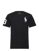 Big Pony Cotton Jersey Tee Tops T-Kortærmet Skjorte Black Ralph Lauren Kids