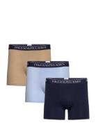 Stretch Cotton Boxer Brief 3-Pack Boxershorts Navy Polo Ralph Lauren Underwear