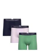 Stretch Cotton Boxer Brief 3-Pack Boxershorts Navy Polo Ralph Lauren Underwear