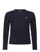 Cable-Knit Cotton Sweater Tops Knitwear Pullovers Navy Ralph Lauren Kids