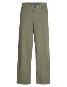 Jpstalex Co Jjcarpenter Pants Noos Jnr Bottoms Jeans Regular Jeans Green Jack & J S